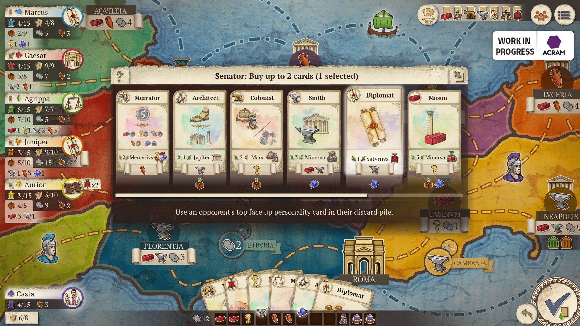 Concordia, the game about leading a Roman dynasty, is getting a digital